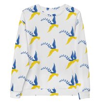 Peace in Ukraine Flag Dove Unisex Sweatshirt Stand with Ukraine Sweatshirt Suppo - $48.95+