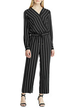 Lauren Ralph Lauren Qubilah Pinstripe Crop Surplice Jumpsuit Size 2 $245 - £15.95 GBP