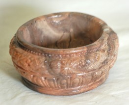 Small Resin Bowl Pot Planter Abstract Designs - $9.89