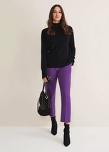 Phase Eight Julianna Corto Pierna Recta Violeta Pantalones GB 10 (fm73-12) - $43.89