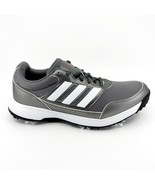 Adidas Tech Response 2.0 Gray Silver Metallic Mens Spike Golf Shoes EE9123 - £39.34 GBP