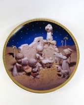 Precious Moments Collector Plate I'll Play My Drum For Him Nativity 1996  - $7.60