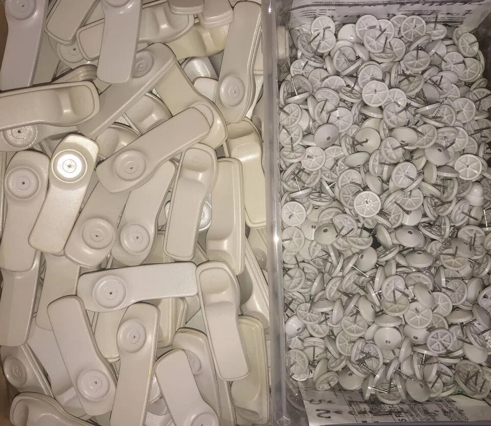 Lot of 500 Security Tags Anti Theft Sensors Retail Clothing Clothes-SHIPS N 24H