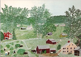 &quot;Haying Time&quot; Grandma Moses Postcard PC475 - £3.94 GBP