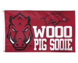 Arkansas Razorbacks 90cmx150cm/3x5FT Single-Sided Deluxe Mascot Flag - $20.00