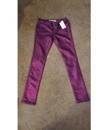 NWT Fredrick&#39;s Hollywood S &amp; P Women&#39;s Pants Shimmer Jeans Teal  27 x 27... - $38.96 CAD