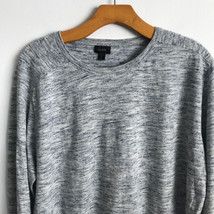 J Crew Sweater L Blue Marley Crew Neck Long Sleeve Preppy Casual Pullover Knit  - £14.78 GBP