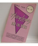 HUEY LEWIS - ORIGINAL VINTAGE CONCERT TOUR CLOTH BACKSTAGE PASS  *LAST ONE* - £7.83 GBP
