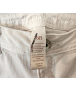 Justice Girls Denim Shorts Size 16 R  White Cotton Polyester Spandex 28&quot;... - $16.27 CAD