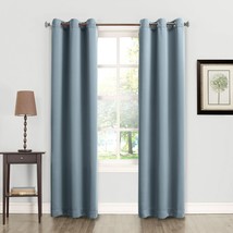 NEW No. 918 Energy 2-Pack Room Darkening Grommet Curtain Panels VINTAGE BLUE - £14.16 GBP