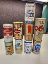 Lot Of 9 Vintage Metal Empty Beer Cans Pictured #pe31 - £9.13 GBP