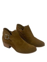 Susina Any Women’s Brown Suede Ankle Booties Side Buckle Size 8M - £35.03 GBP