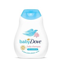 Baby Dove Rich Moisture Shampoo - Tear Free, Hypoallergenic, No Parabens, 400ml - £16.30 GBP