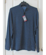 Member&#39;s Mark Super Soft Classic Fit 1/4 Zip Pullover Blue Men&#39;s Sz XL NWT - $368.85 MXN