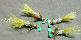 2021****Superior Woolly Minnow Olive Spinners , Size 6, Per 6,, New Blad... - £6.19 GBP