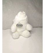 Vintage 1980 White Gund Polar Bear 7&quot; With Gold Tag - $11.11