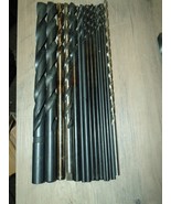 LOT (15) VARIOUS SIZES &amp; BRAND LONG DRILL BITS - $112.25 CAD