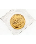 1984 1/20 Oz. .999 Gold Mint Sealed China Panda BU Condition - $158.40