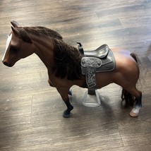 Battat Horse American Girl Doll Saddle Quarter Brown Large Toy Pet 20&quot;L ... - £26.37 GBP