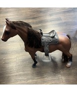 Battat Horse American Girl Doll Saddle Quarter Brown Large Toy Pet 20&quot;L ... - £26.44 GBP