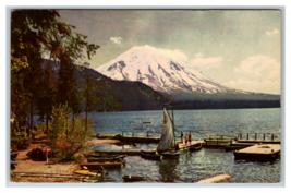 Mt Saint Helens (pre eruption) Viewed From Spirit Lake, Washington Postcard - £3.65 GBP