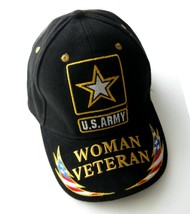 Us Army Woman Veteran Embroidered Baseball Cap Hat - £9.55 GBP