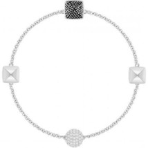 Authentic Swarovski Remix Collection Spike Bracelet, Black in Rhodium - $59.09