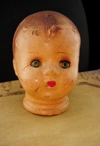 Vintage Creepy 1940&#39;s doll head - Haunted SCARY blinking eye face - Movie prop - - £67.94 GBP