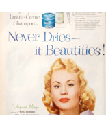 1954 Lustre Creme Shampoo Virginia Mayo Advertisement Beauty Skincare DW... - $41.81 CAD