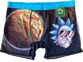 Rick and Morty Men&#39;s Adult Swim Cartoon Network Handcraft Boxer Brief Si... - £7.92 GBP