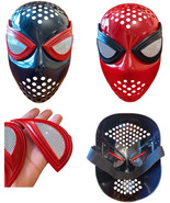 R from home iron spider faceshell cosplay mask helmet costume accessory elastic straps thumbtall