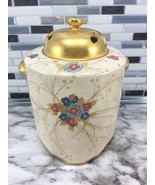 Hand Painted 1940s SIGNED Alpha Walker-Witt Lidded Jar/Urn/Vase Handles ... - €16,94 EUR