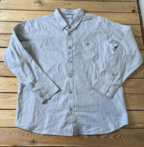Columbia men’s button up Regular Fit long sleeve shirt size XL light grey H5 - £11.34 GBP