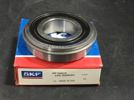 New Skf 6206-2RSNRJEM Radial Deep Groove Ball Bearing 30MM Bore Diameter - £13.37 GBP