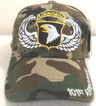 US Army 101st Airborne Division badge on Camouflage ball cap - $20.00