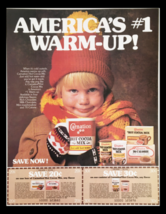1984 Carnation Hot Cocoa Mix Circular Coupon Advertisement - £14.90 GBP