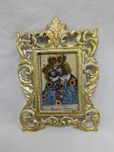 Polish Miniature Framed Picture Pamiqtka And Kalwarii 2&quot; X 3&quot; - $13.86
