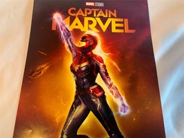 Captain Marvel Art Poster Loot Crate 7&quot; x 12.5&quot; New Marvel Studios - £9.55 GBP