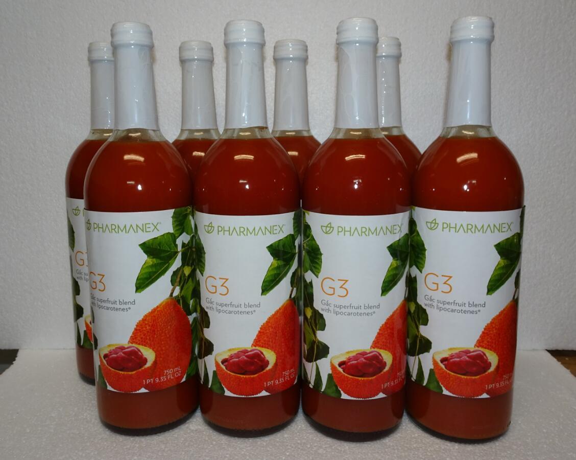 8X Bottles: Nu Skin Nuskin Pharmanex G3 Juice Pack SEALED - $390.00