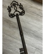22&quot; Antique Ornamental Cast Iron Key  Wall Decor Hanging  Victorian VTG ... - $1,112.63 MXN
