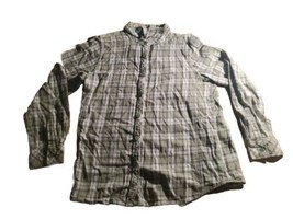 C.E. Schmidt Workwear Shirt Fit For Her Women&#39;s Large Flannel L/S Green - £17.12 GBP