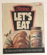 1996 Heinz Home Style Gravy Vintage Print Ad Advertisement pa22 - $6.92