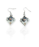 Womens Baseball Diamond Silver Earrings | Dangle Drop Earrings for Pierc... - €17,16 EUR