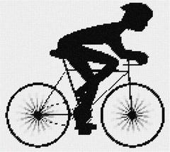 Pepita needlepoint canvas: Biker, 10&quot; x 9&quot; - £59.21 GBP+