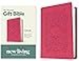 Premium Gift Bible NLT (Red Letter, LeatherLike, Very Berry Pink Vines) - £13.15 GBP
