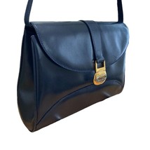 Gucci Navy Blue Shoulder Bag Vintage w/COA - £294.02 GBP