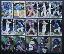 2019 Bowman Kansas City Royals Master Team Set 15 Baseball Cards - £8.96 GBP