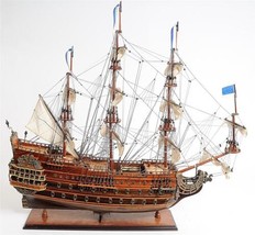 Ship Model Watercraft Traditional Antique Soleil Royal Medium Brass Name... - £848.50 GBP