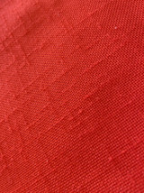 Christmas Red Holiday Tablecloth 60 X 116 In. Seats 10 to 12 Beautiful &amp; Clean - $18.50