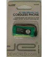 NEW DEWORLD BT-1008 2.4V 300mAh Cordless Phone Battery 2302564 - $10.89 CAD